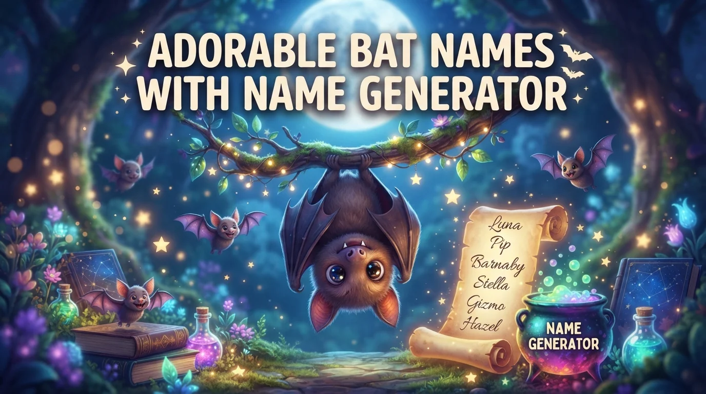 Adorable Bat Names With Name Generator