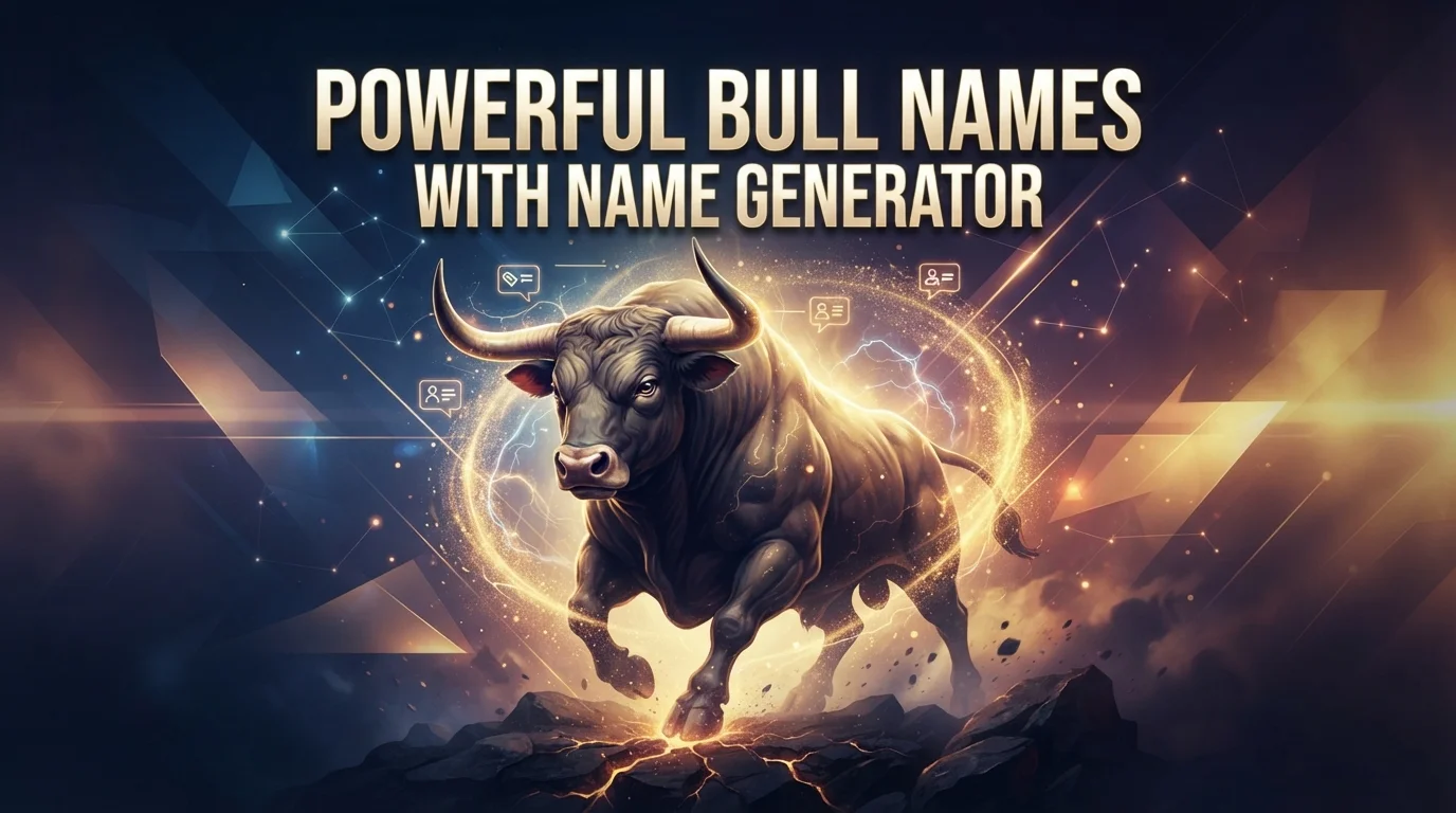 400+ Powerful Bull Names With a Name Generator