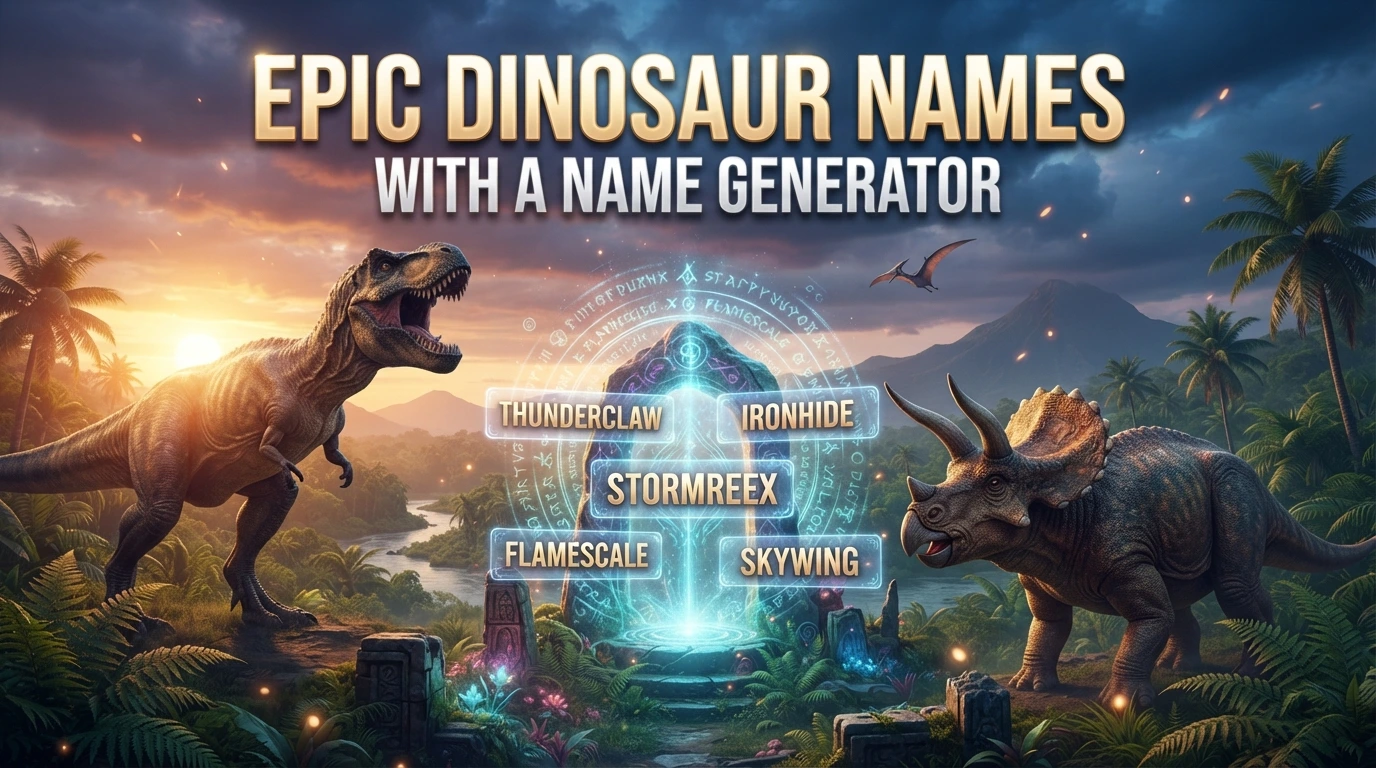 400+ Epic Dinosaur Names With a Name Generator