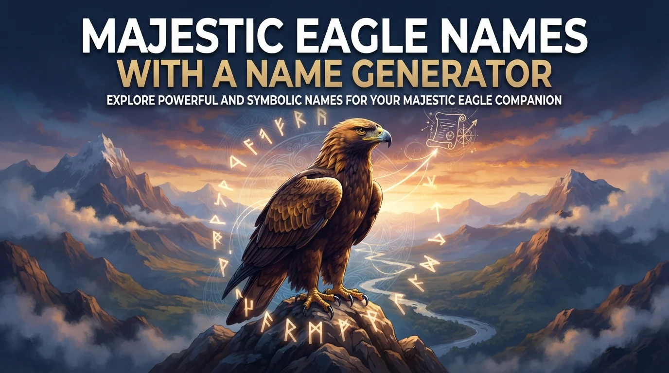 500+ Majestic Eagle Names With a Name Generator