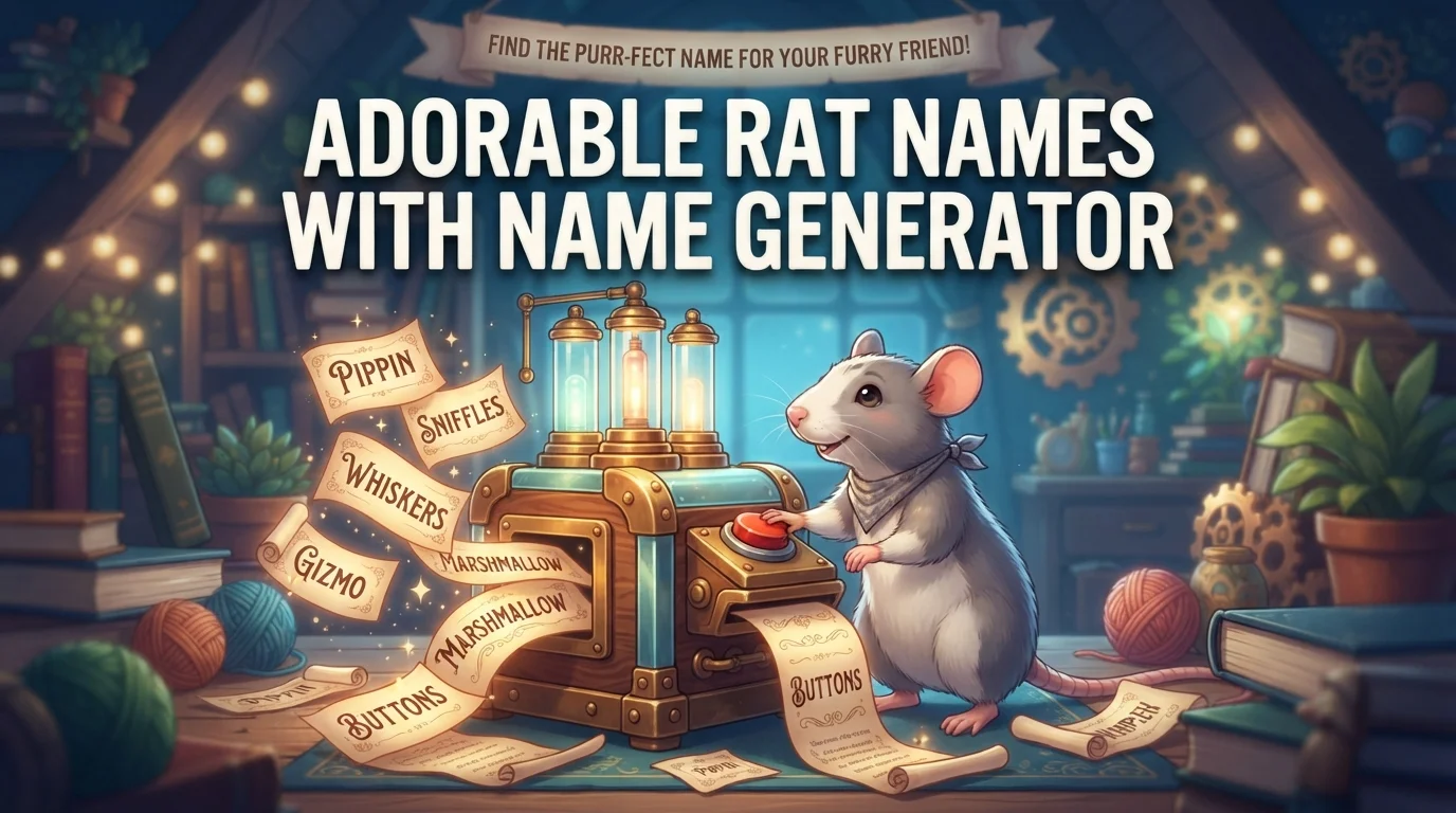 Adorable Rat Names With Name Generator