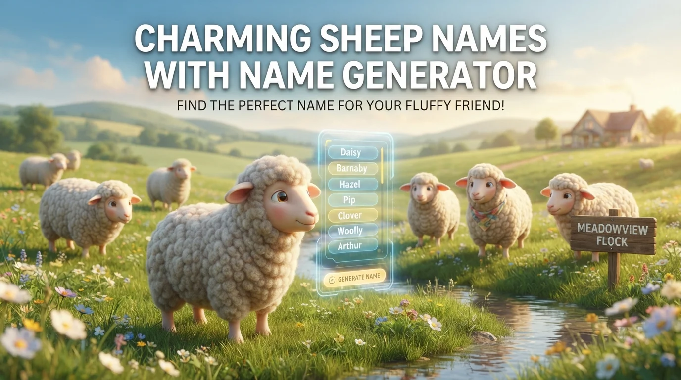 Charming Sheep Names With Name Generator