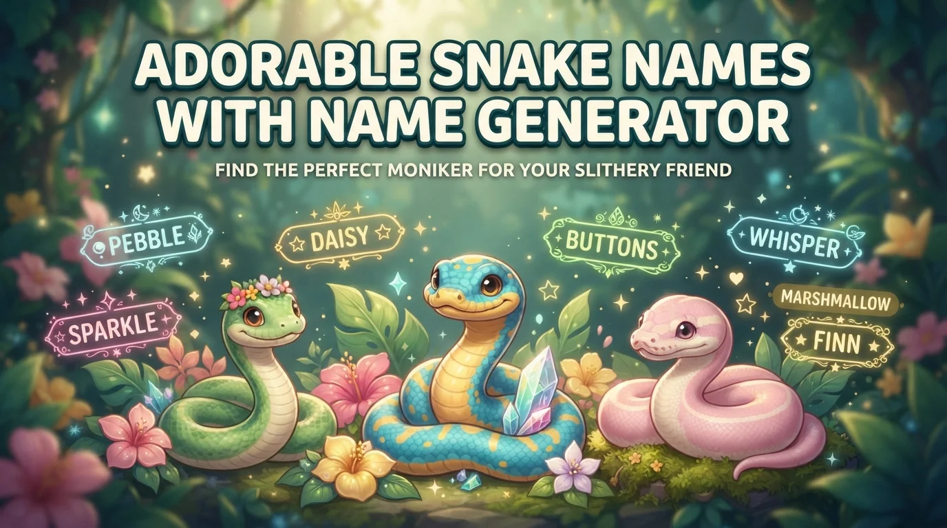400+ Adorable Snake Names With Name Generator