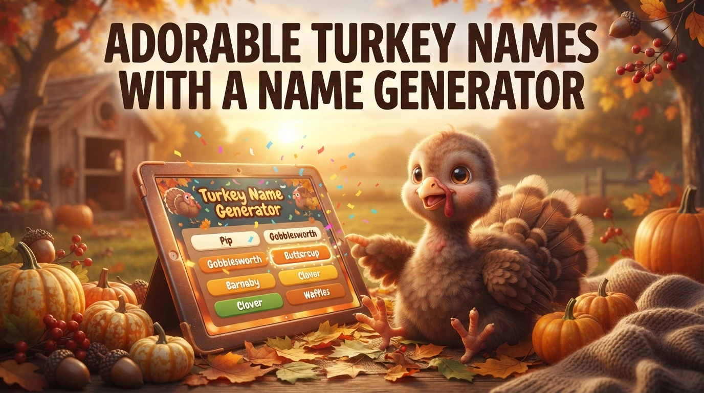 400+ Adorable Turkey Names With Name Generator