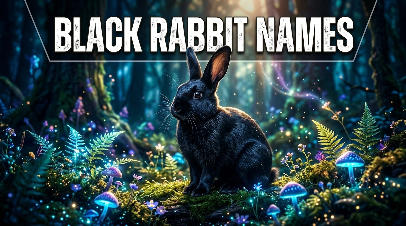 500+ Black Rabbit Names With Name Generator