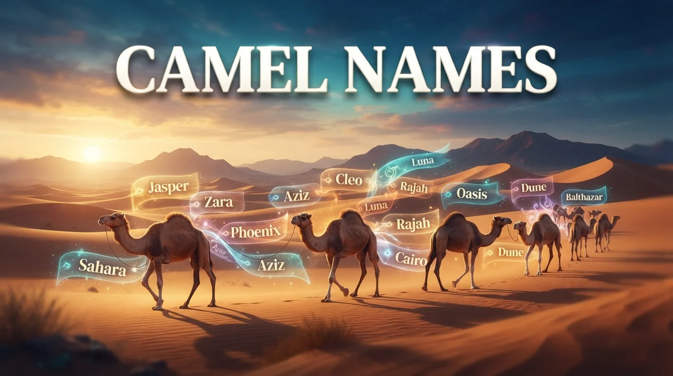 400+ Amazing Camel Names With a Name Generator