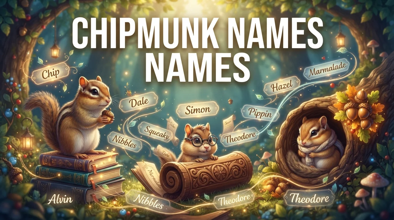 400+ Chipmunk Names With a Name Generator