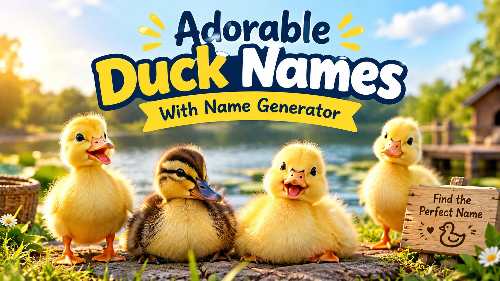 Adorable Duck Names With a Name Generator
