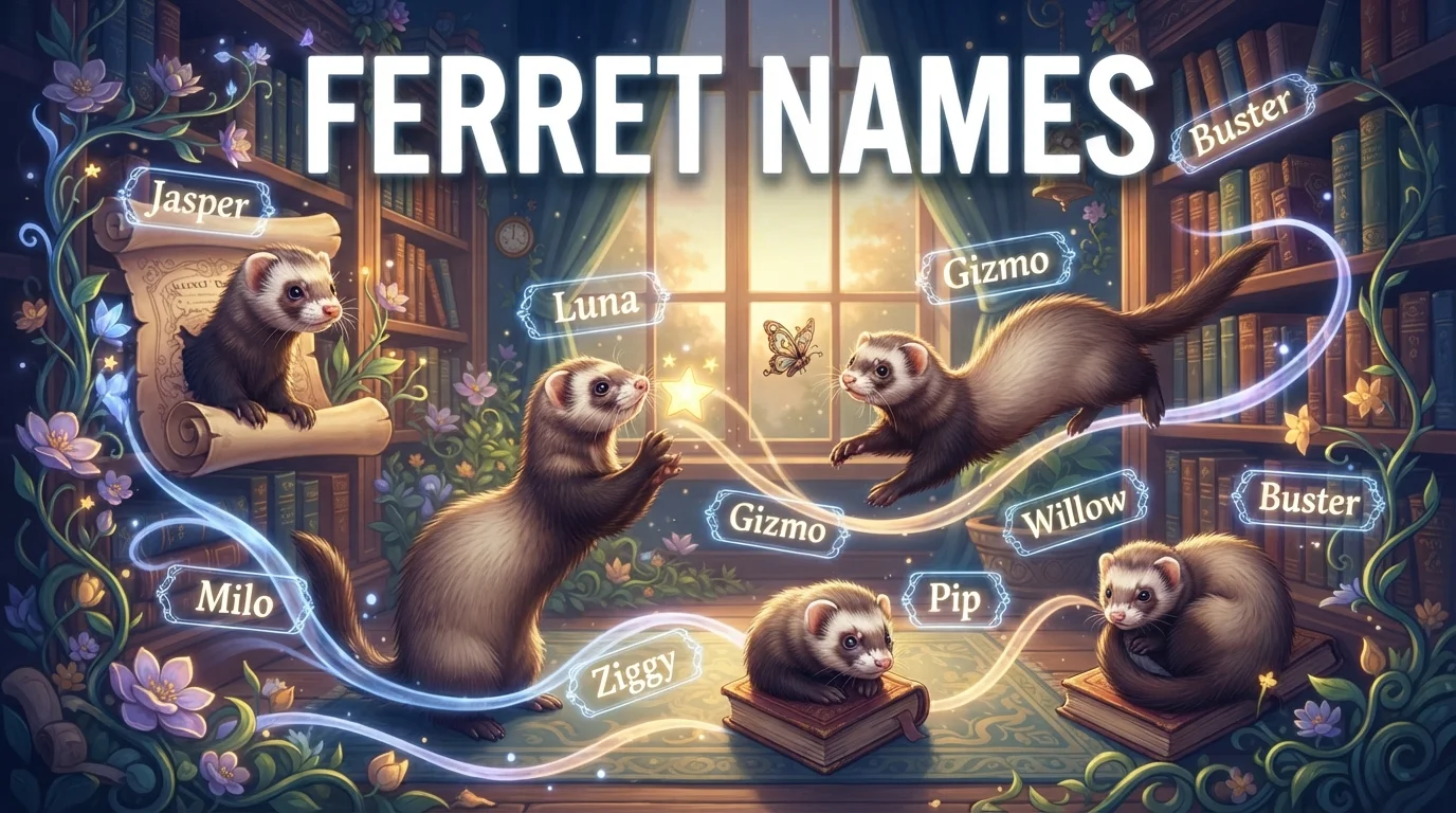 400+ Cute Ferret Names With Name Generator