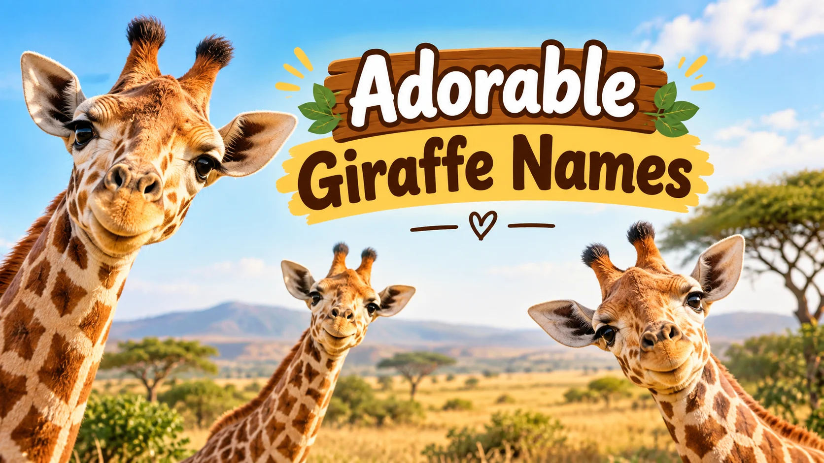 Adorable Giraffe Names With Name Generator