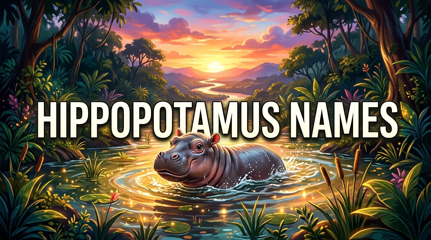400+ Hippopotamus Names With Name Generator
