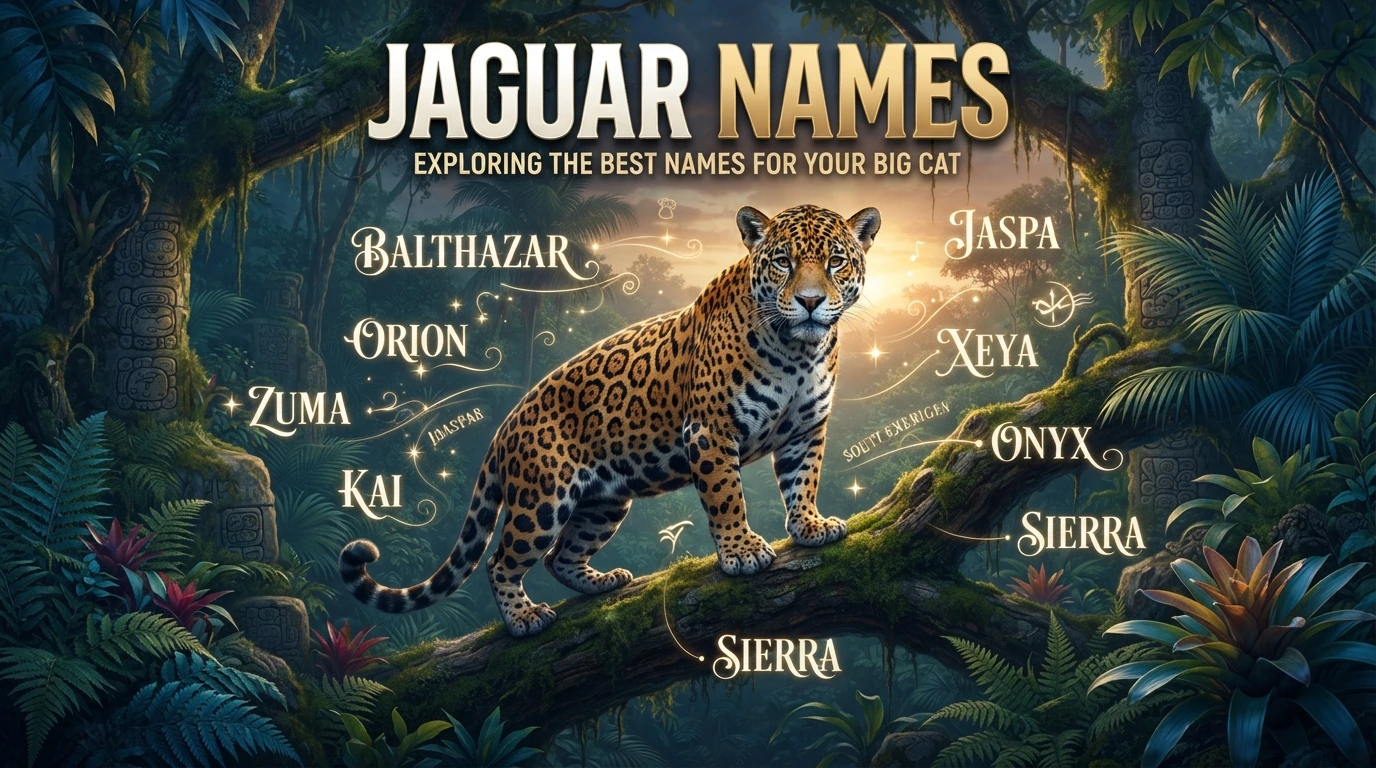 Fierce & Unique Jaguar Names With Name Generator