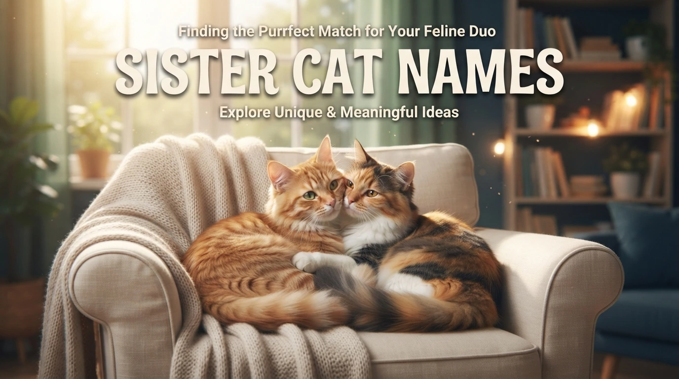 Adorable Sister Cat Names With Name Generator