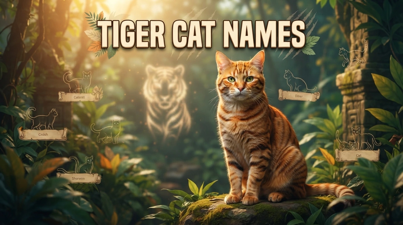 Adorable Tiger Cat Names With Name Generator