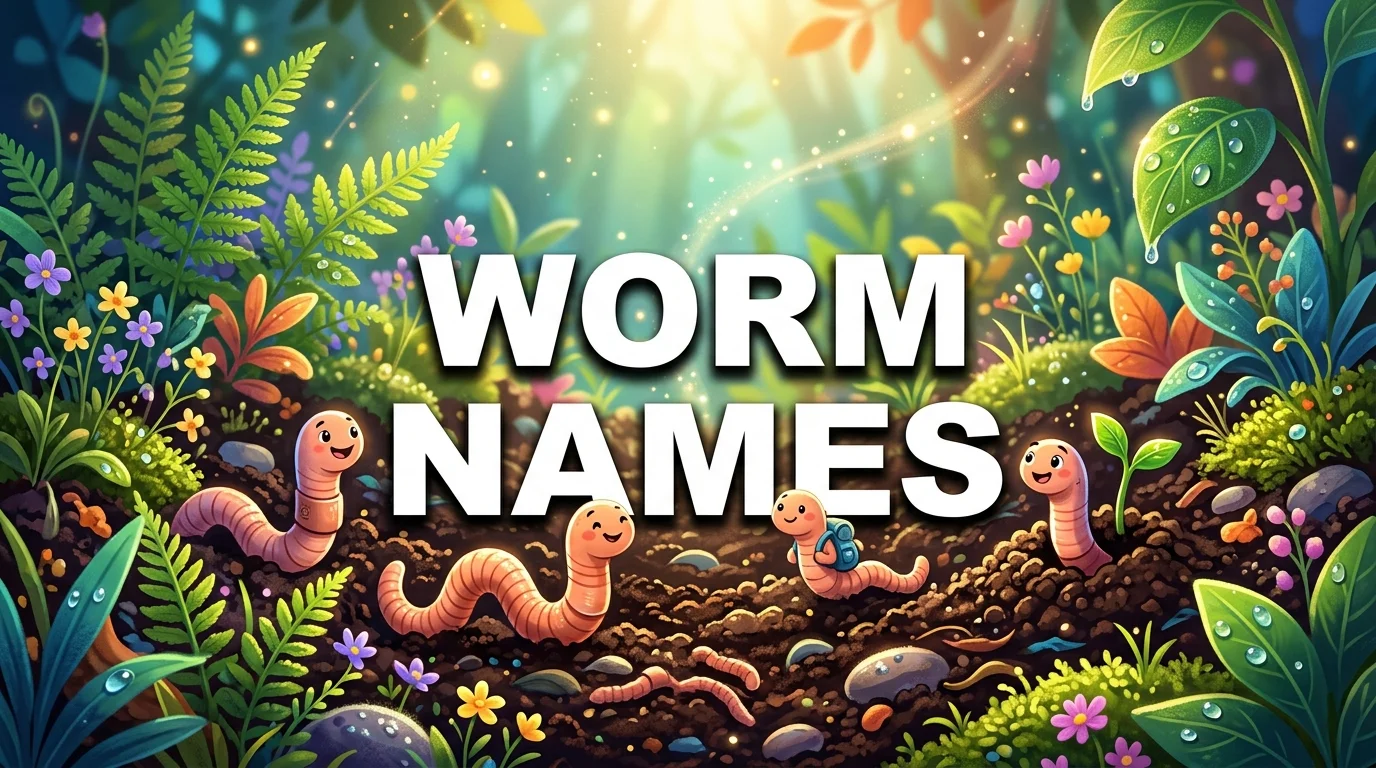 Funny, Cute & Creative Worm Names With Name Generator